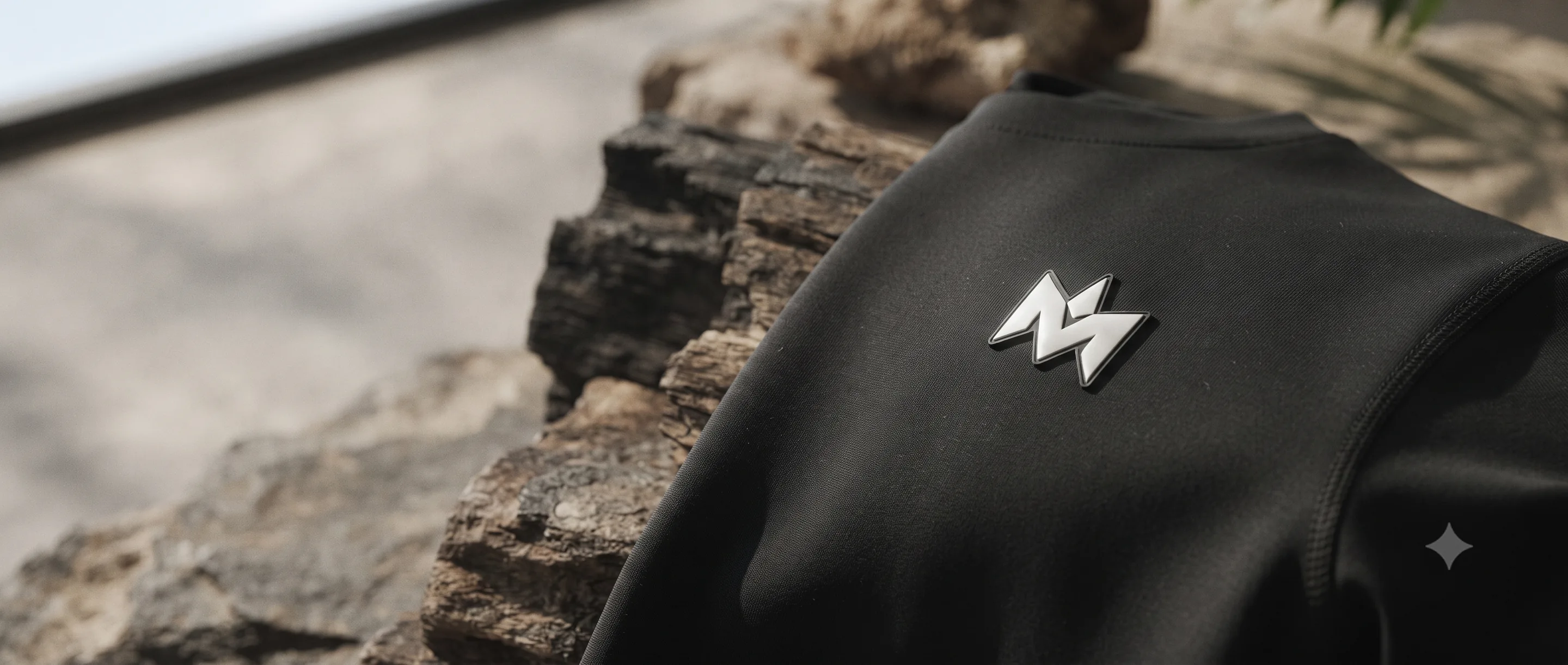 Athlete training in durable performance apparel